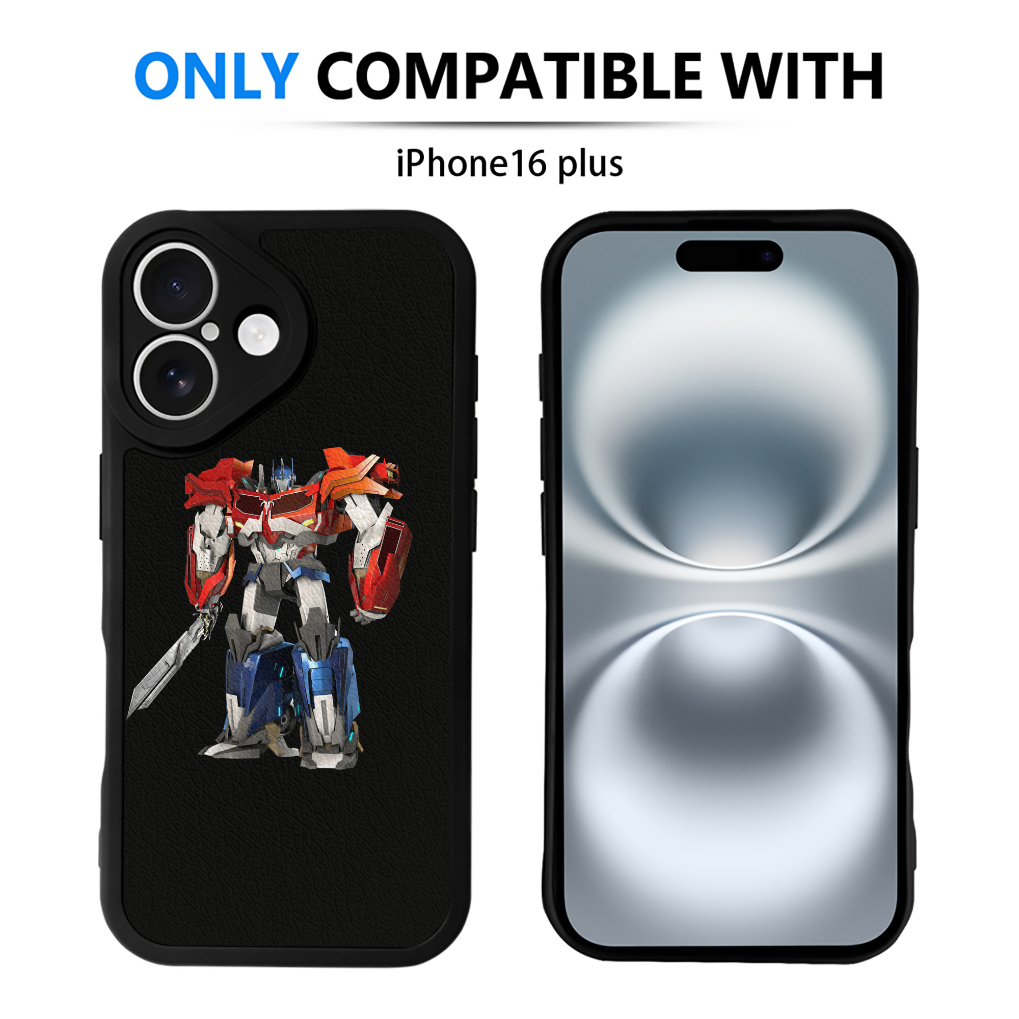 （画像用）  【iPhone 16シリーズ対応】シリコンスマホケース（レザー調） 材質：シリコン